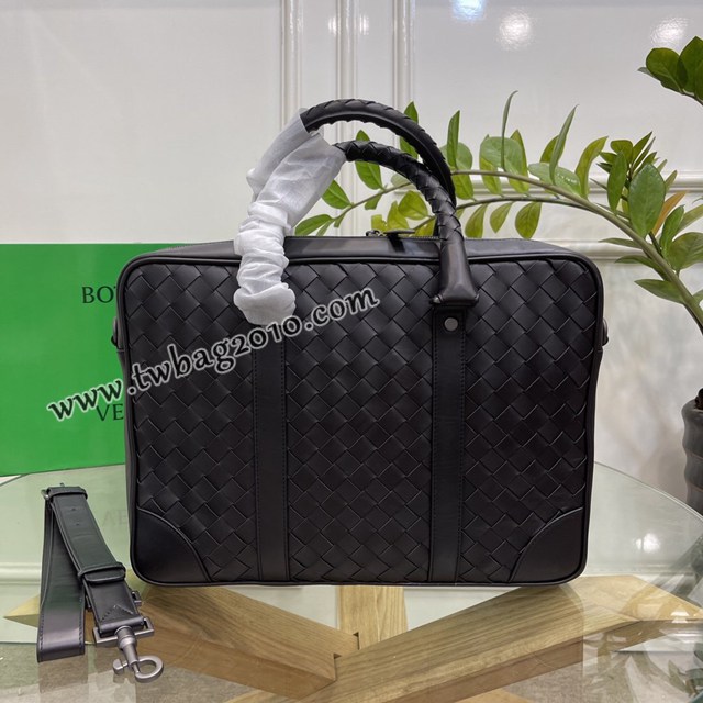 Bottega veneta高端男包 98083 寶緹嘉原單胎牛皮男包 BV經典款編織男士手提公事包  gxz1191